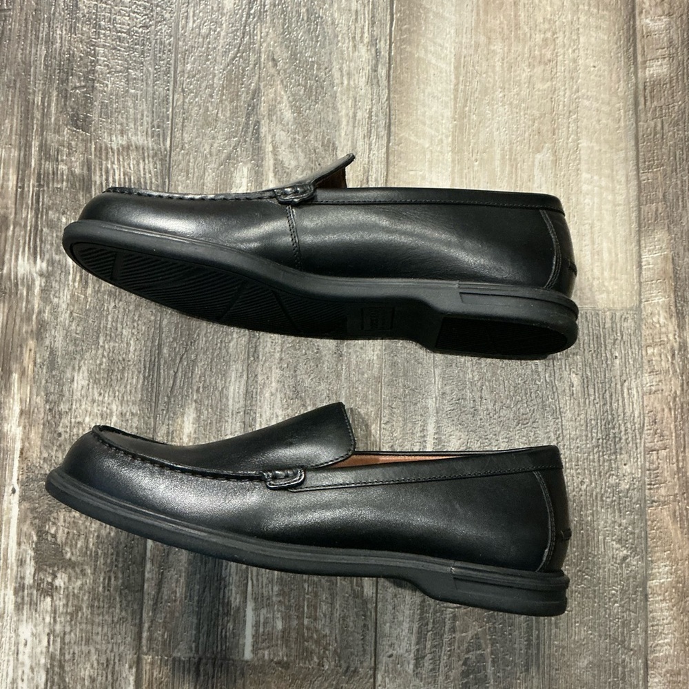 Dockers Men's Black Leather Loafer Size 10.5 - Picture 10 of 16